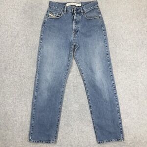 Vintage Diesel Cheyenne Jeans Men 28x31 Blue Straight Leg Whiskered Faded Y2K
